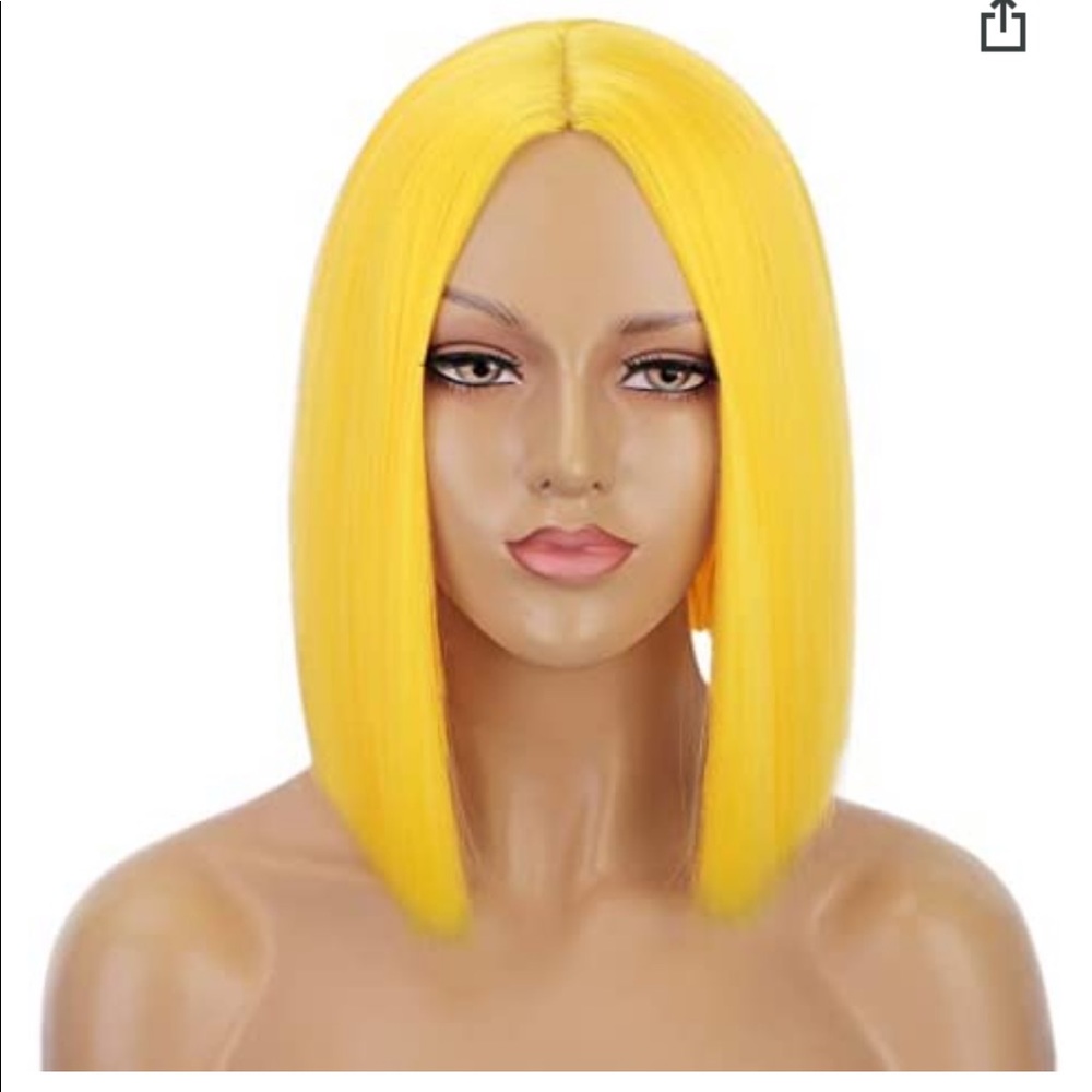 Yellow wig